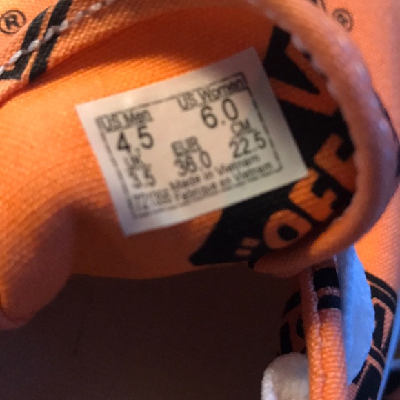 VANS Authentic OTW Repeat Orange🍊Black W AUTHENTI - Picture 8 of 8